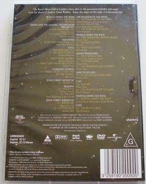 ANDREW LLOYD WEBBER The Royal Albert Hall Celebration DVD