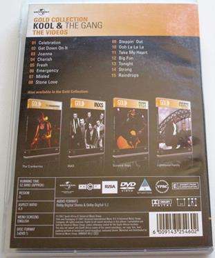 KOOL & THE GANG Gold the Collection The Videos DVD