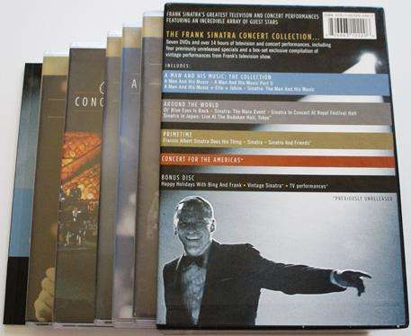FRANK SINATRA Concert Collection 7DVDs 14 hours BOX SET