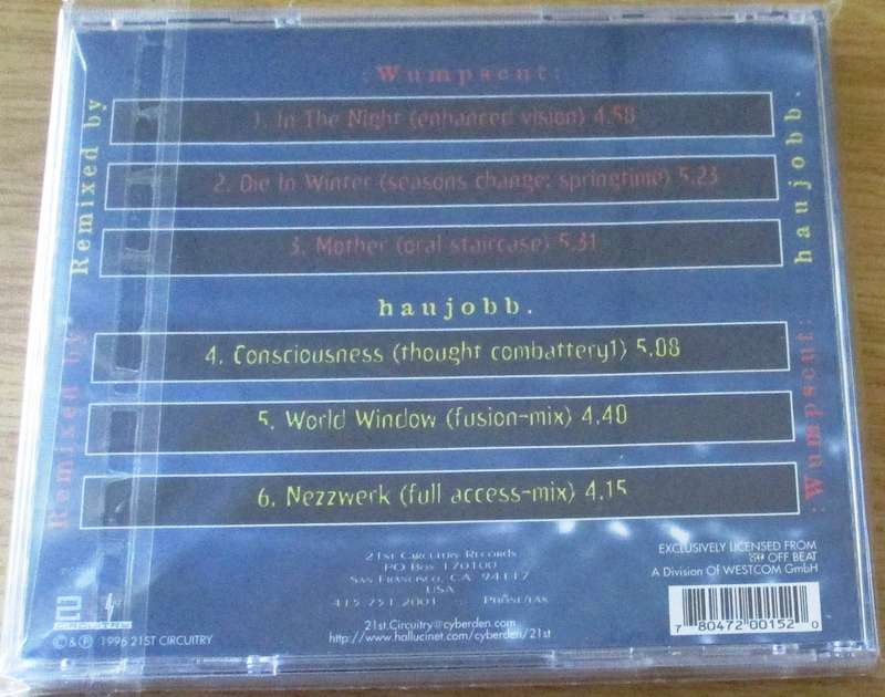 WUMPSCUT Vs. HAUJOBB Remix Wars CD  [Gx10]