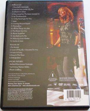CARLY SIMON A Moonlight Serenade on the Queen Mary 2 DVD