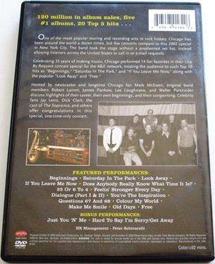 CHICAGO Live by Request DVD