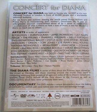 CONCERT FOR DIANA 2xDVD