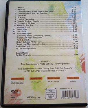GENESIS Live DVD
