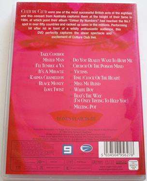 CULTURE CLUB Live in Sydney DVD
