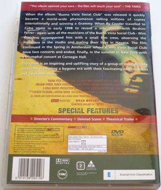 BUENA VISTA SOCIAL CLUB  DVD