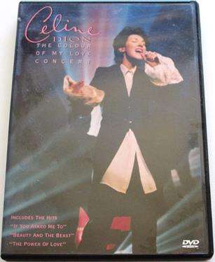 CELINE DION The Colour of my Love Concert DVD