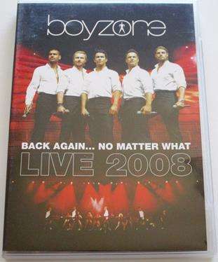 BOYZONE Back Again... No Matter What Live 2008 DVD