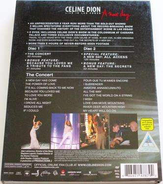 CELINE DION A New Day Live in Paris 2xDVD