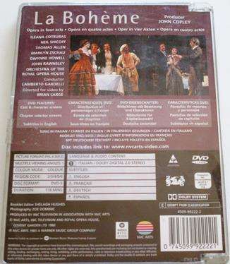 PUCCINI La Boheme DVD