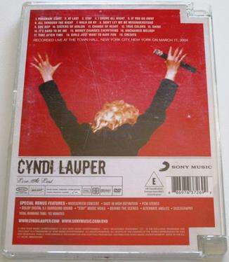 CYNDI LAUPER Live at Last DVD