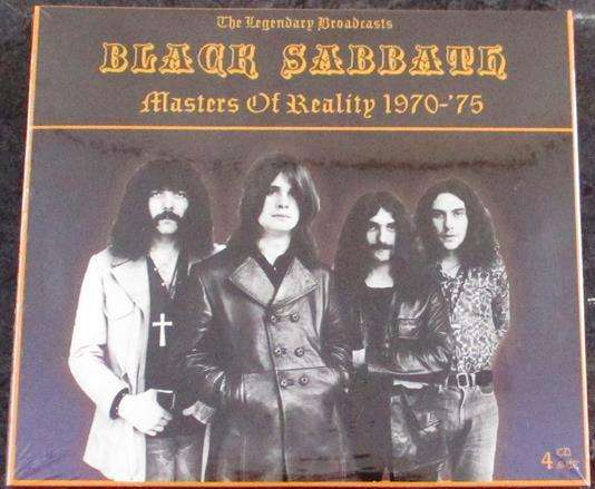 BLACK SABBATH Masters of Reality 1970-'75 The Legendary Broadcasts 4xCD