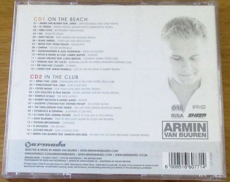 ARMIN VAN BUUREN A STATE OF TRANCE 2008 2xCD [Gx32]