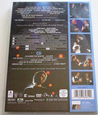 JOSH GROBAN In Concert DVD+CD