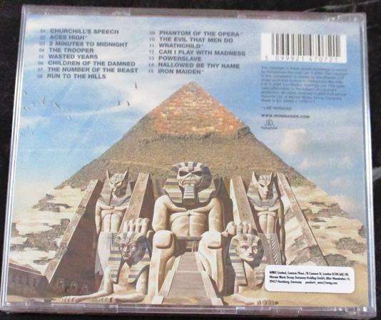 IRON MAIDEN Somewhere Back In Time  The Best Of: 1980-1989 CD