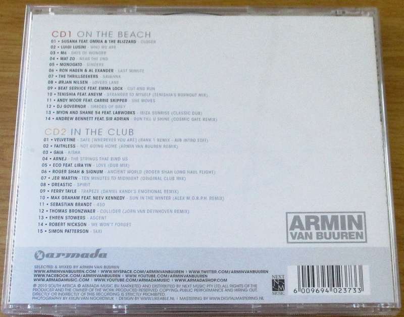 ARMIN VAN BUUREN A STATE OF TRANCE 2010 2xCD [Gx32]