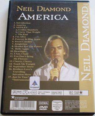 NEIL DIAMOND America DVD