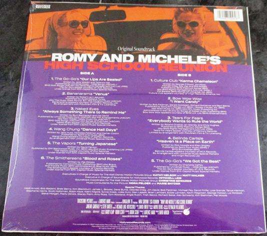 Romy And Michele's High School Reunion PURPLE TRANSLUCENT LP VINYL Record