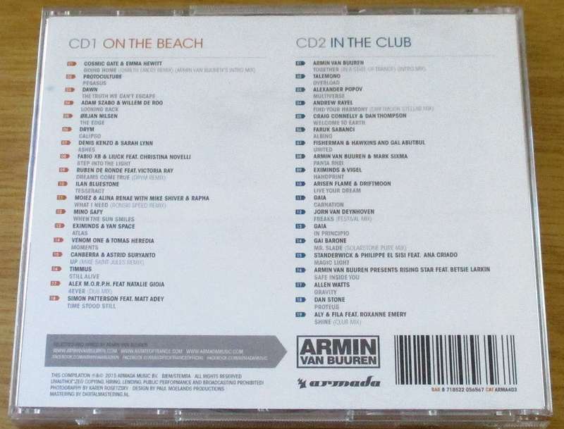 ARMIN VAN BUUREN A STATE OF TRANCE 2015 2xCD [Gx31]