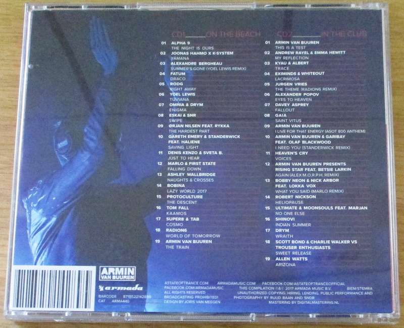 ARMIN VAN BUUREN A STATE OF TRANCE 2017 2xCD [Gx31]