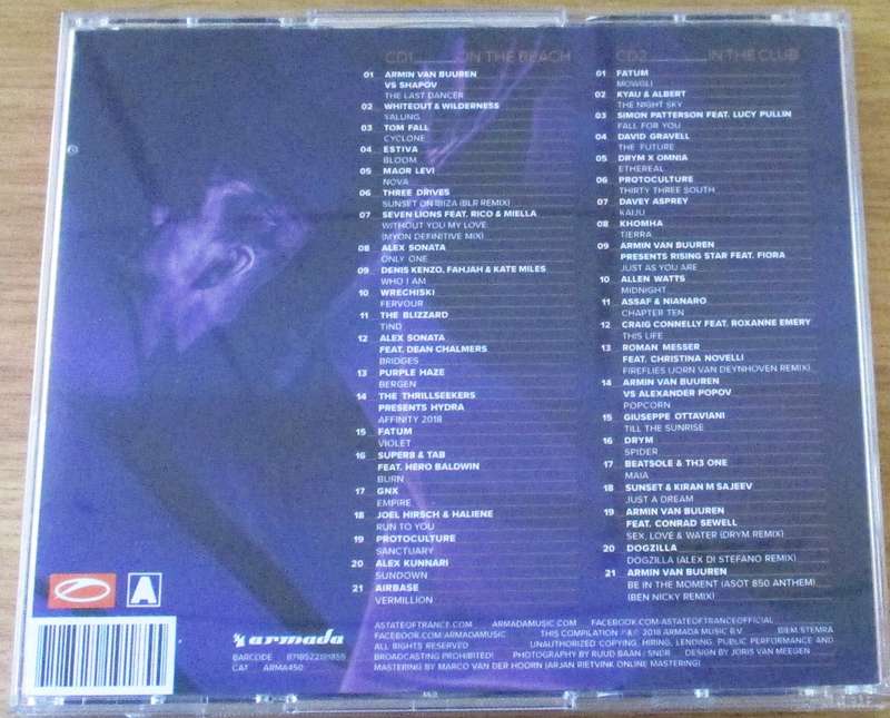 ARMIN VAN BUUREN A STATE OF TRANCE 2018 2xCD [Gx31]