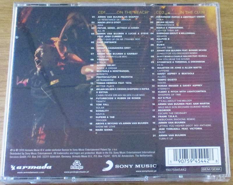 ARMIN VAN BUUREN A STATE OF TRANCE 2019 2xCD [Gx31]
