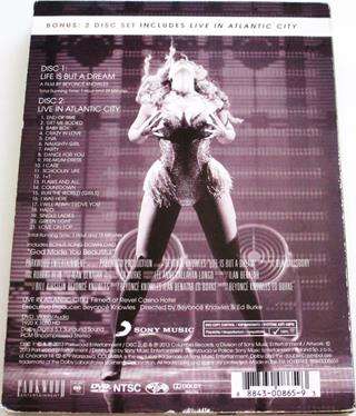 BEYONCE Life is but a Dream / Live in Atlantic City DVD