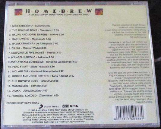 HOME BREW Volume 2 CD