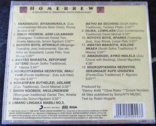 HOME BREW Volume 3 CD