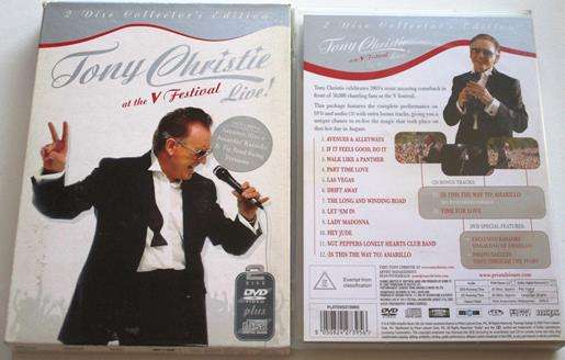 TONY CHRISTIE  at the V Festival Festival Live! DVD
