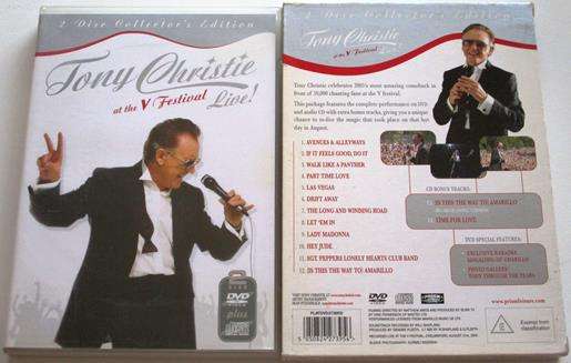 TONY CHRISTIE  at the V Festival Festival Live! DVD