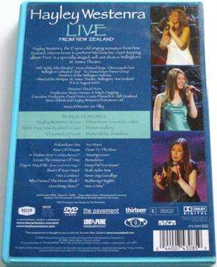 HAYLEY WESTENRA Live from New Zealand DVD