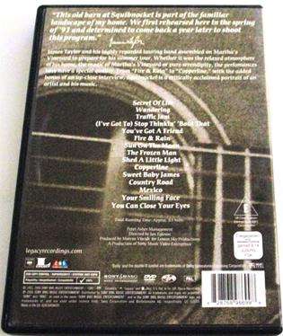 JAMES TAYLOR Squibnocket DVD