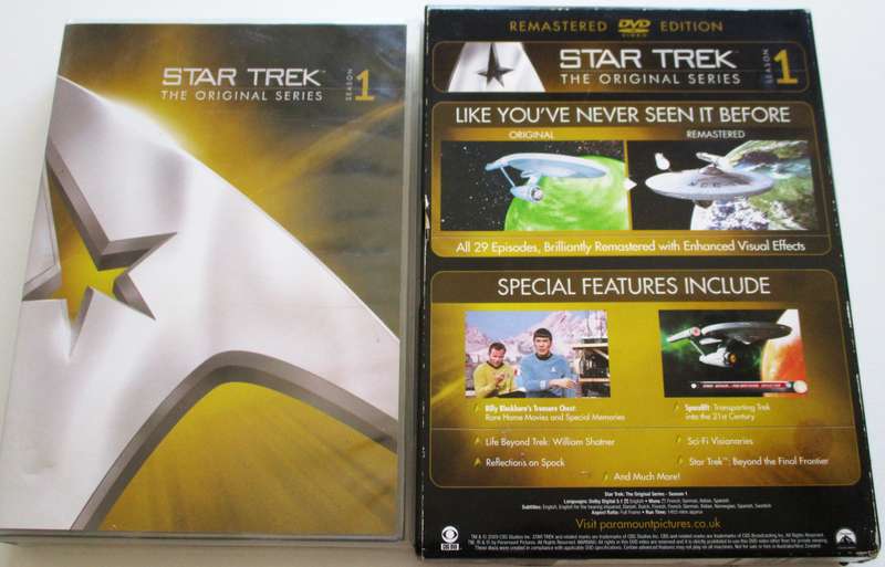 STAR TREK The Original Series Season 1 Steelbox 8xDVD [Box Set shelf]