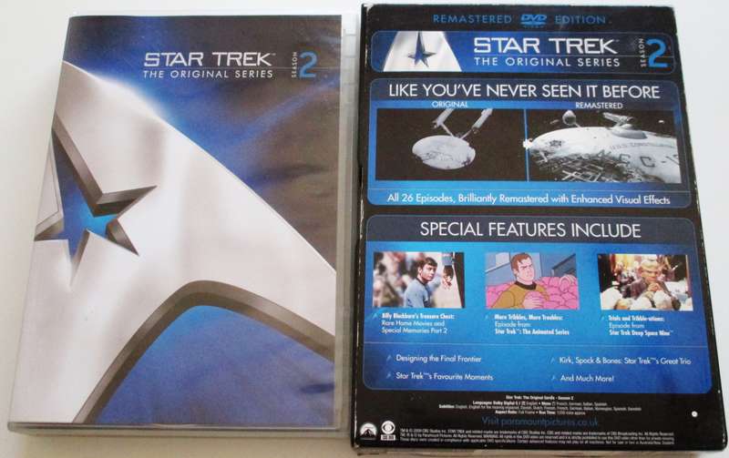 STAR TREK The Original Series Season 2 Steelbox 8xDVD [Box Set shelf]