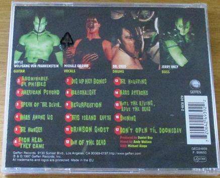 MISFITS American Psycho IMPORT CD