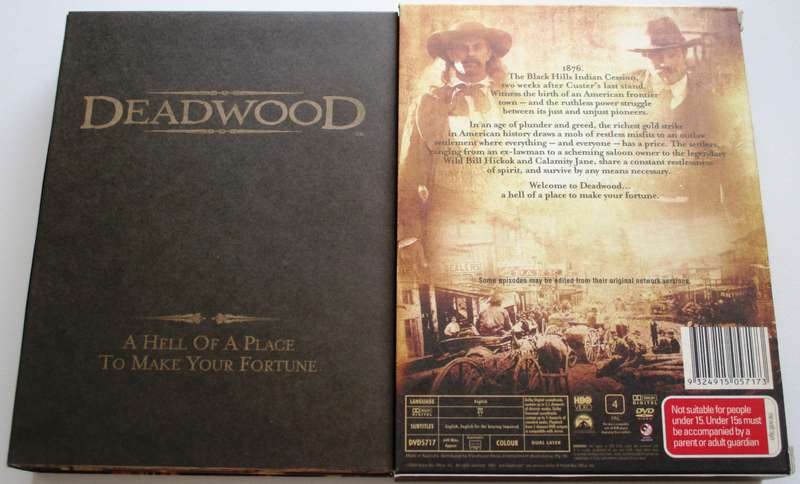 DEAD WOOD The Complete First Season DVD Box Set [Box Set shelf]