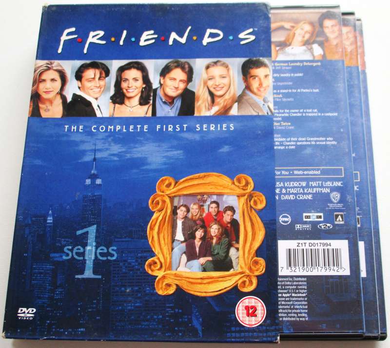 FRIENDS The Complete First Series DVD [Box Set shelf]