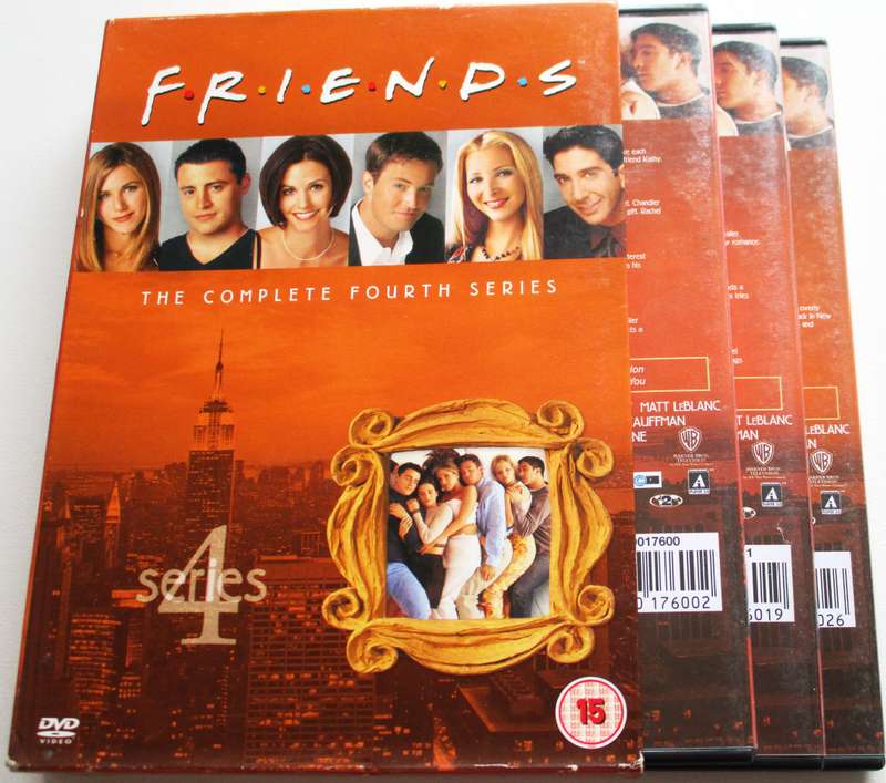 FRIENDS The Complete Fourth Series DVD [Box Set shelf]