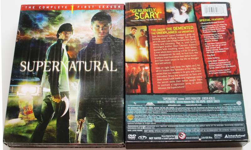 SIPERNATURAL The Complete First Season [Box Set shelf]