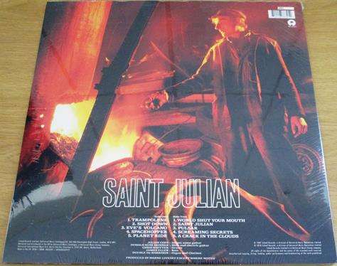 JULIAN COPE Saint Julian CLEAR LP VINYL Record
