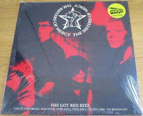 THE SISTERS OF MERCY Shes Got Red Eyes Ltd Edition RED LP VINYL Record [Bauhaus]