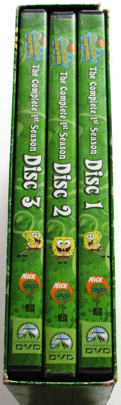 SPONGEBOB SQUAREPANTS The Complete 1st Season DVD BOX SET [Box Set shelf]