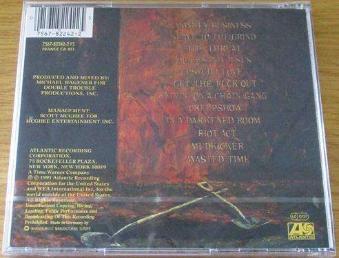 SKID ROW Slave to the Grind CD
