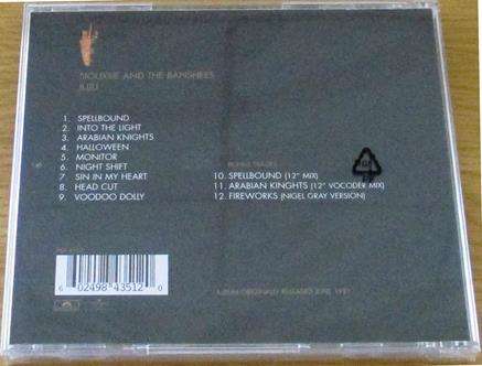 SIOUXSIE & THE BANSHEES Juju with Bonus Tracks CD