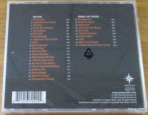 AUTOPSY Shitfun with 10 Bonus Live Tracks CD