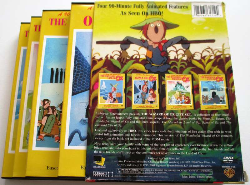 THE WONDERFUL WIZARD OF OZ 4 Volume Gift Set DVD Box set [Box Set shelf]