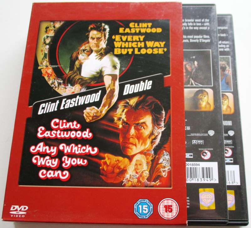 EVERY WHICH WAY BUT LOOSE + ANY WHICH WAY YOU CAN Clint Eastwood 2xDVD BOX SET  [Box Set shelf]