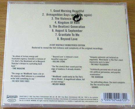 THE THE Mind Bomb 24 Bit Digitally Remastered CD