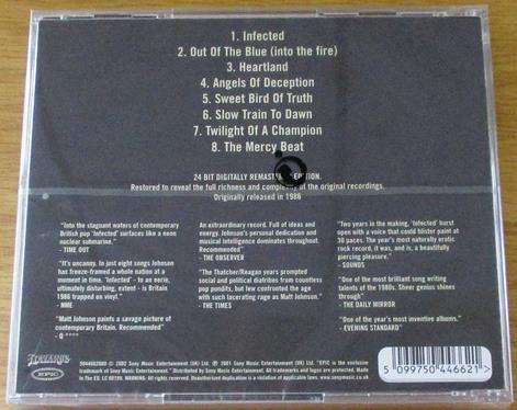 THE THE Infected 24 Bit Digitally Remastered CD